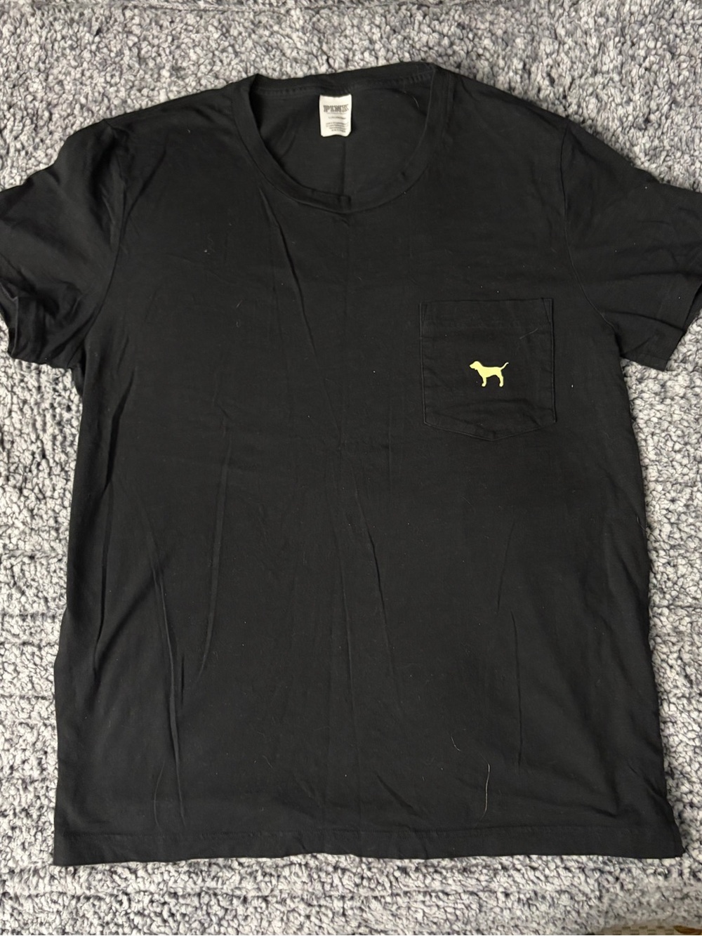 Victoria's Secret Black Tee with Iconic Logo